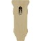 Ekena Millwork 3 1/2"W x 2 7/8"D x 7 3/4"H Small Farmingdale Acanthus Corbel, Maple COR03X02X07FRMA - alternate 4